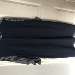 Loft LP Navy Stripe Dress